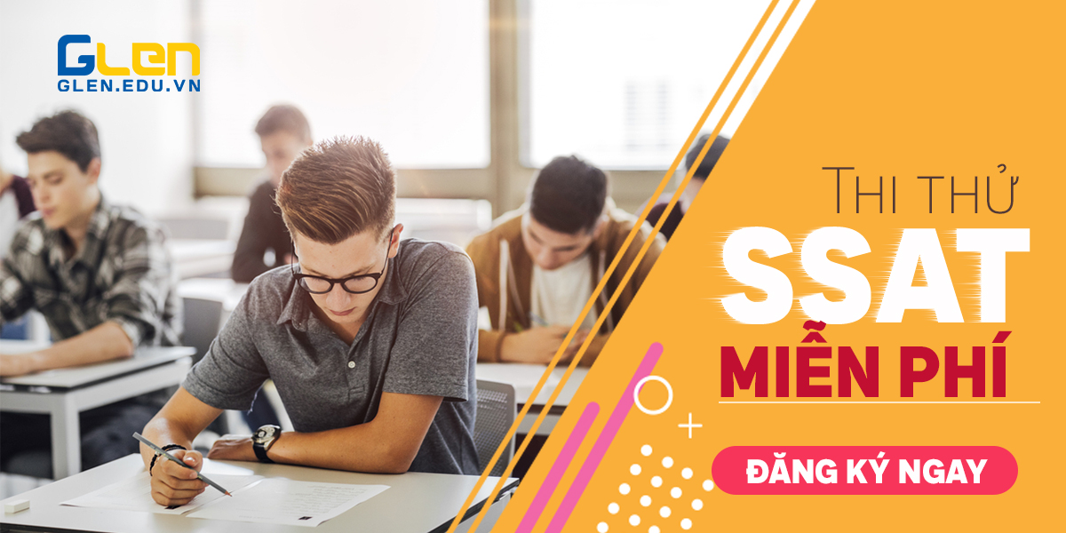 Thi thử SSAT cùng GLEN Education - tháng 8.2020